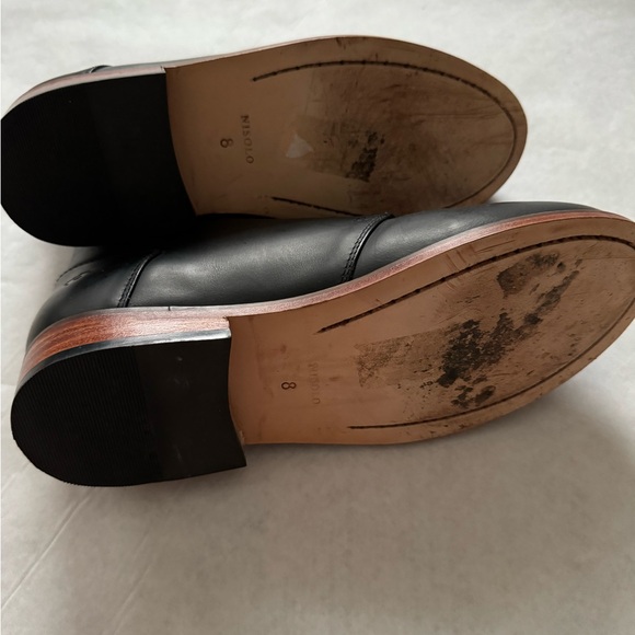 EUC Nisolo black leather lace up chukka boot Size 8 - Picture 2 of 7